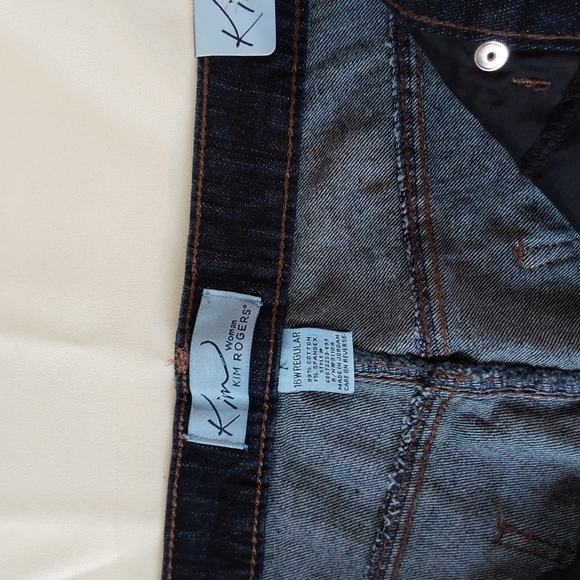 NWT Kim Roger's Women's! 16W Average Easy Fit Denim Jeans - Picture 5 of 6